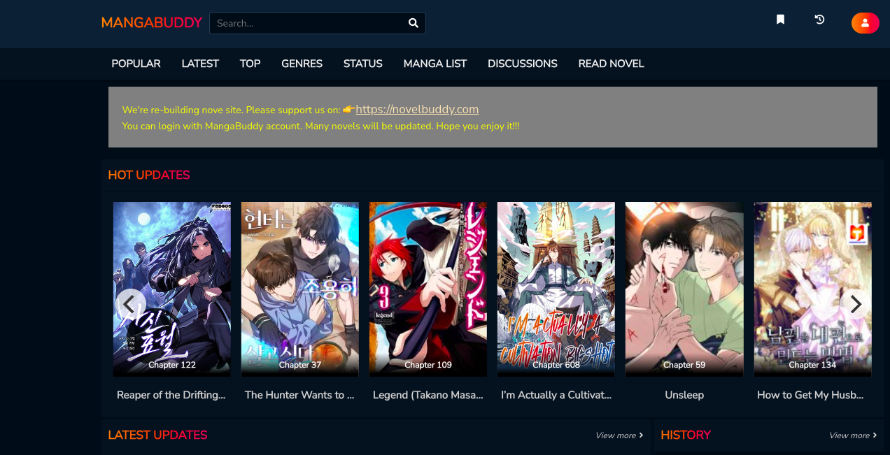 Manga Buddy Platform